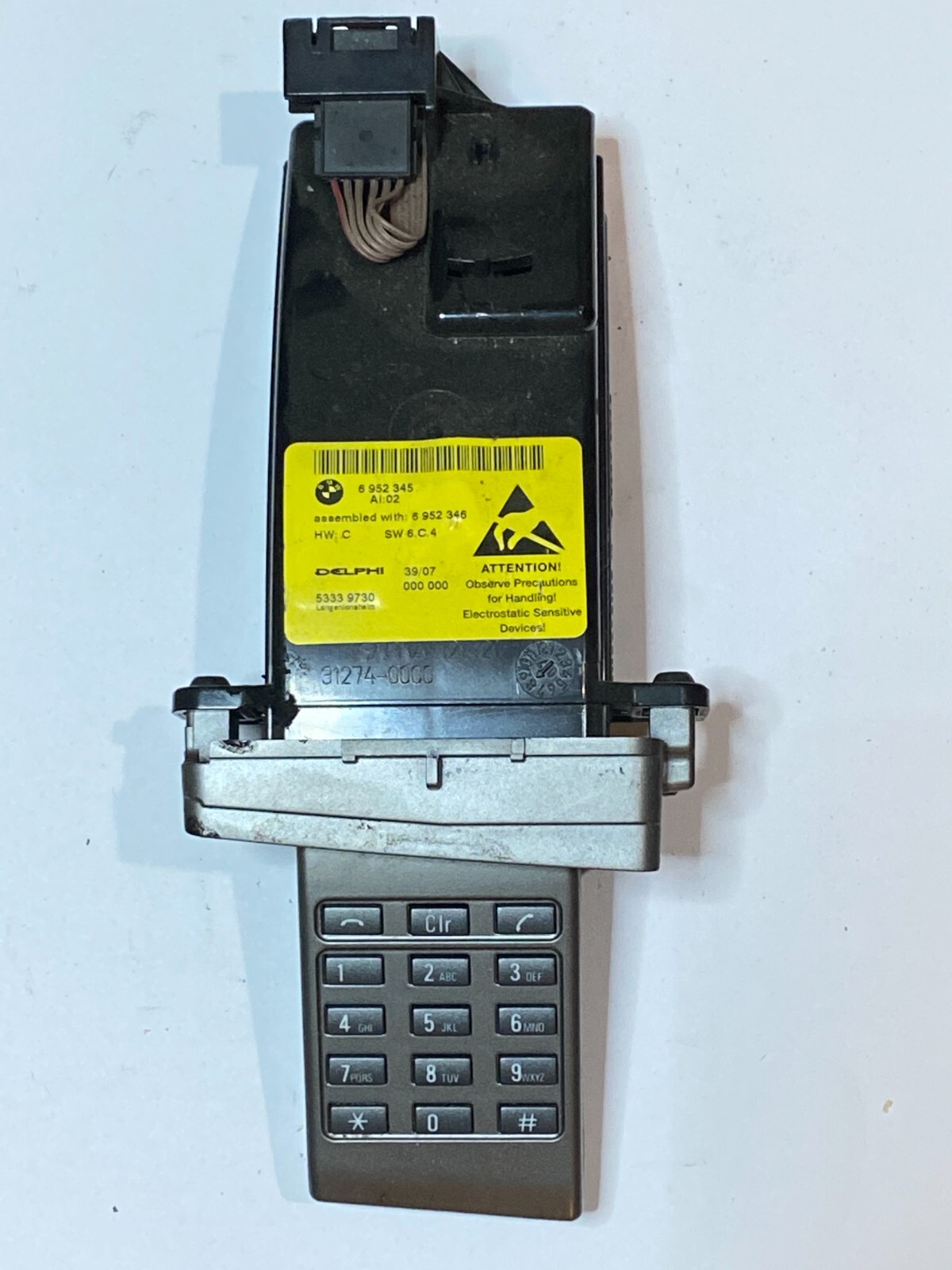 2006 2007 2008 Fits BMW 750LI E66 Bluetooth Phone Keypad Module Unit ...