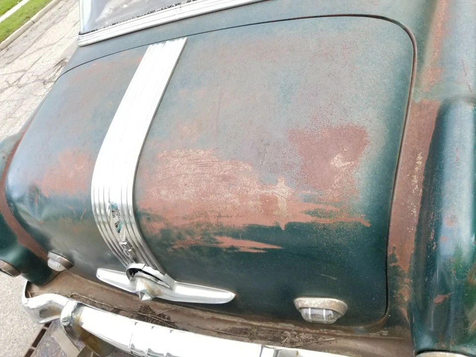 Panel tapa maletero carcasa Pontiac Chieftain Silver Streak 1954 54 53 1953 Chevy Foto 2 de 4