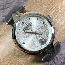 Versus Versace Women SC1070016 Milano Leather Quartz Analog 34mm Watch 7 1/4"