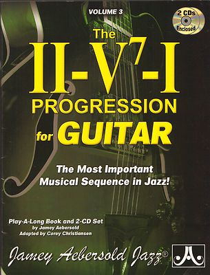 Jamey Aebersold Jazz Play-Along 003 The II-V7-I Progression Guitar Noten m 2 CDs