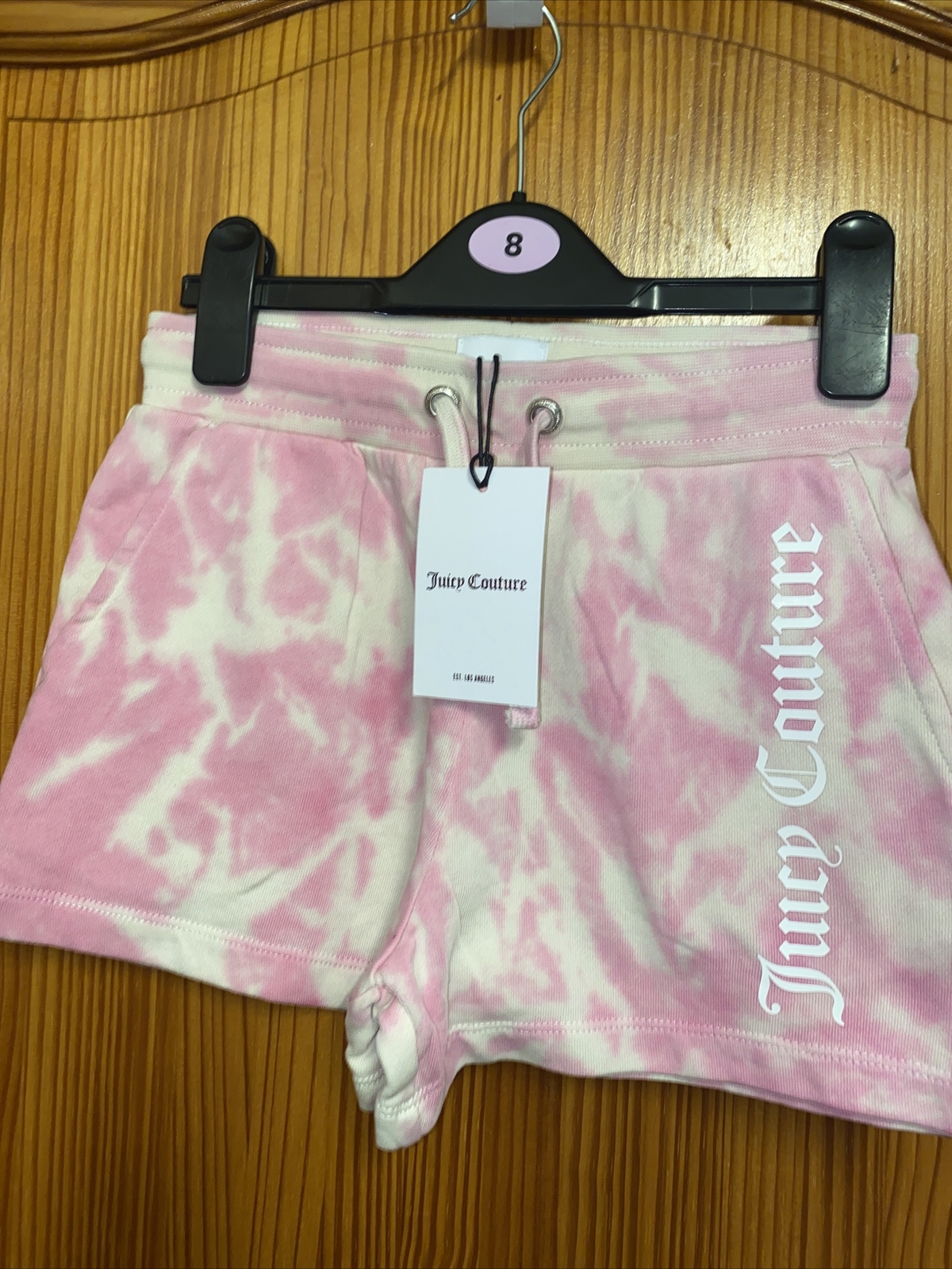 JUICY COUTURE  PINK JUICY LOGO SHORTS Age 9-10 Years New