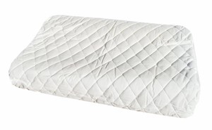 Contoured Latex Pillow + Featured Washable Pillow Protector 60 x 40 x 12/10 cm