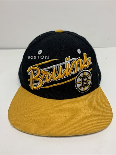 Boston Bruins Hat Cap Black Snap Back 