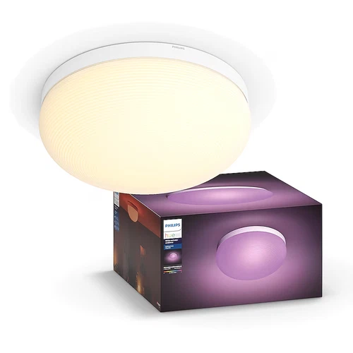 Philips 18.43-Inches White Hue Flourish Metal Ceiling Light Mount