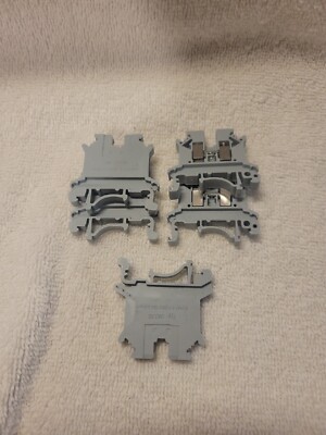 5 UK2.5B DIN Rail Screw Clamp Terminal Blocks 800v 32a 2.5mm^2 NEW