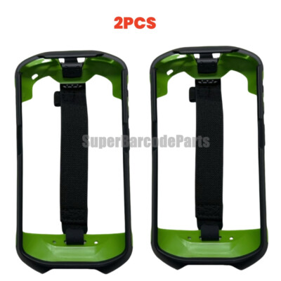 2PCS Green plus black Protective shell & Hand Strap for Zebra TC51 TC56 TC52
