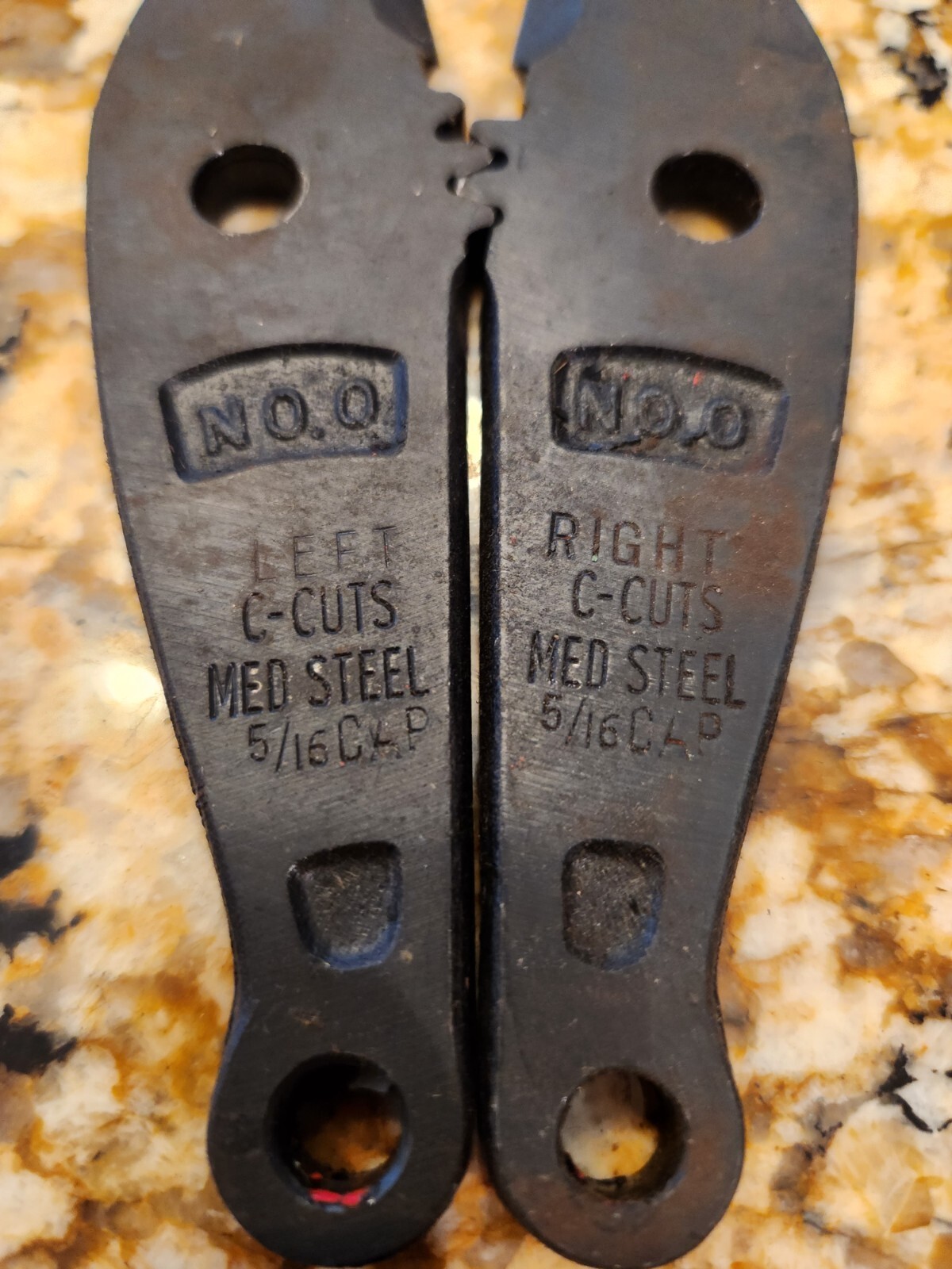 HKP H.K Porter Bolt Cutter Jaws No. 0 5/16" Medium Steel CCuts NOS