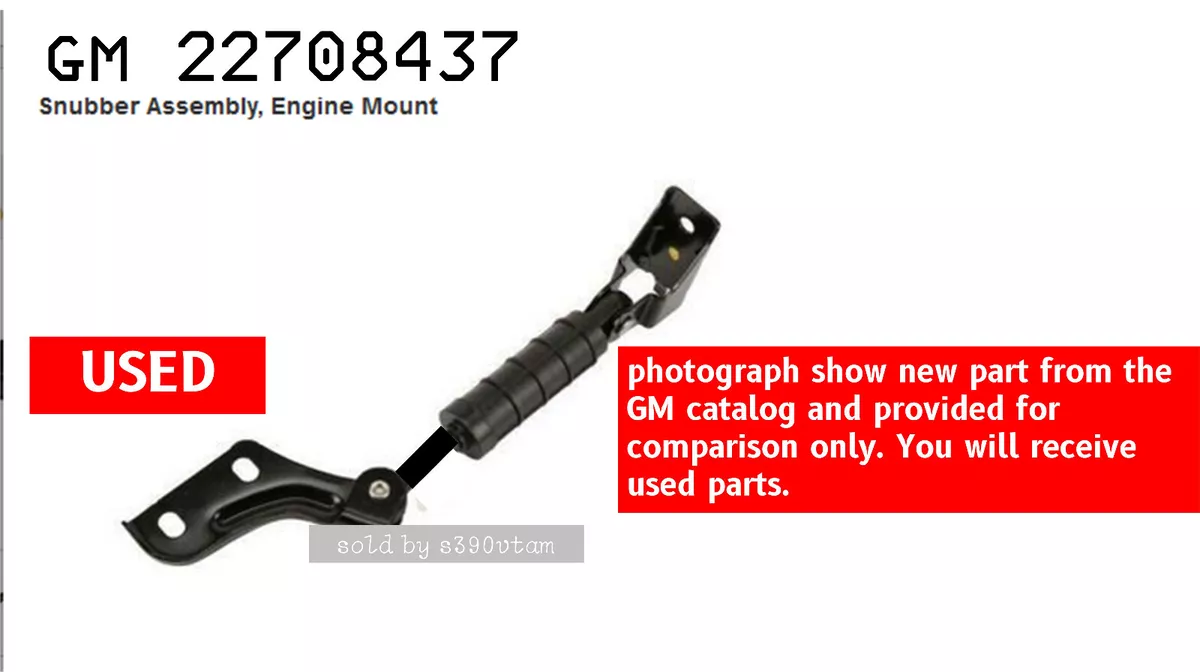 Used genuine gm 22708437 snubber (engine mount) | eBay