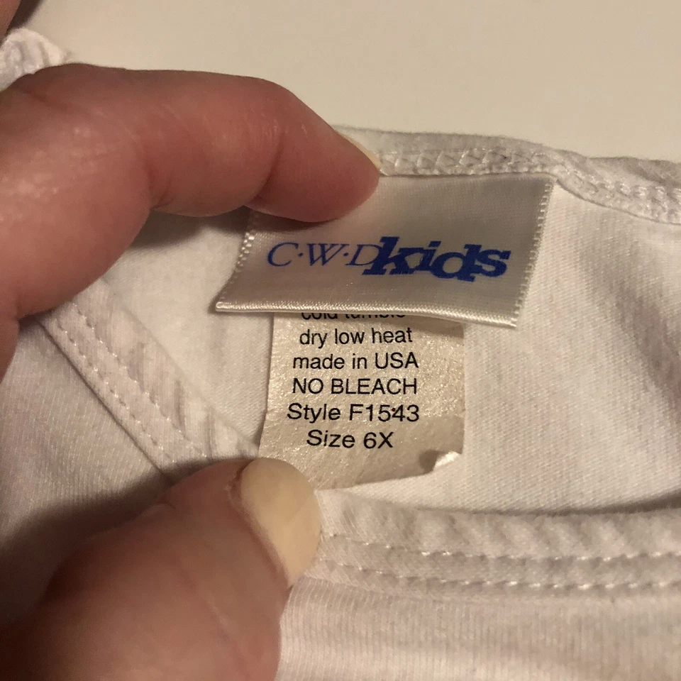 Camisa de manga larga Cwd para niños copo de nieve 6x Foto 4 de 4