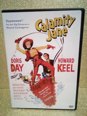 (1-542) ''CALAMITY JANE'' DVD / PRE-WATCHED / DORIS DAY / MUSICAL / 1953 / FS
