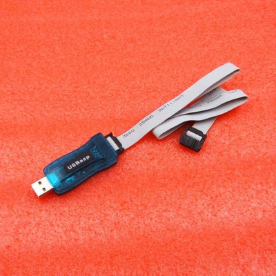 USB AVR Programmer 10 Pin Cable ATMEGA8 1280 USBISP USBASP Adapter