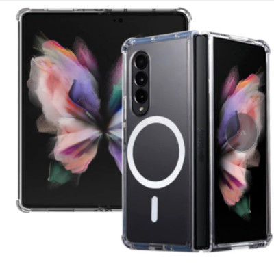 Samsung Galaxy Z Fold 3 Case Premium TPU Hybrid HD Clarity 4D Touch Protective 