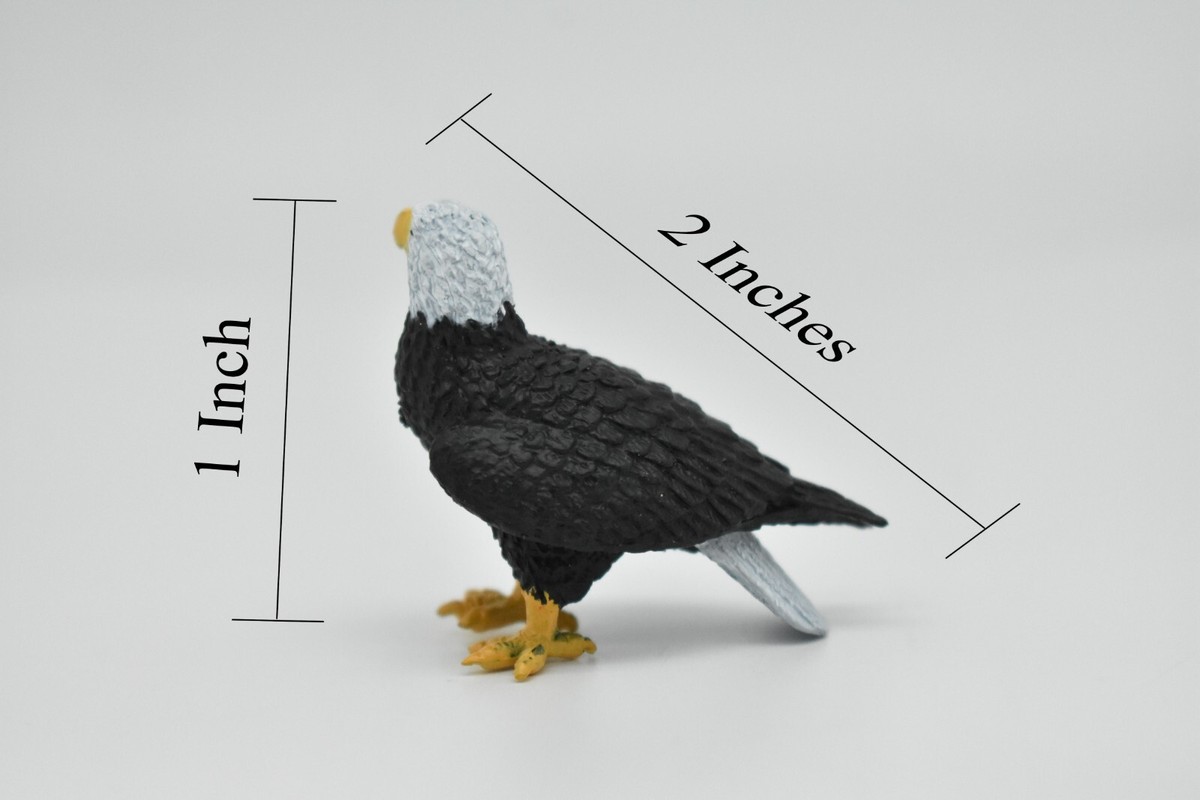 Bald Eagle Toy, Very Nice Plastic Toy Model Hand Painted 2