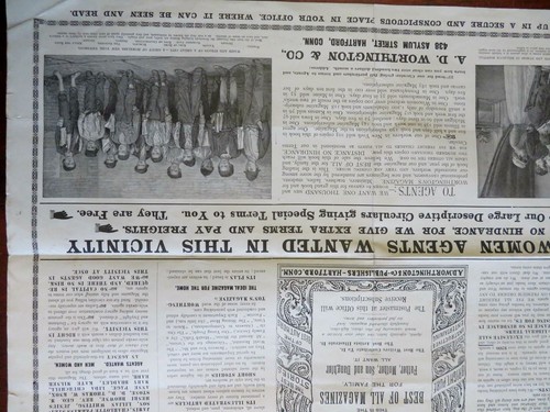 Darkness and Daylight: A Woman's Life in New York 1889 agent seeking broadside - Picture 6 of 8
