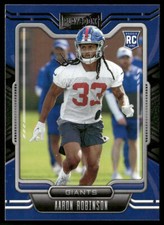 Aaron Robinson 2021 Panini Playbook #169 RC New York Giants