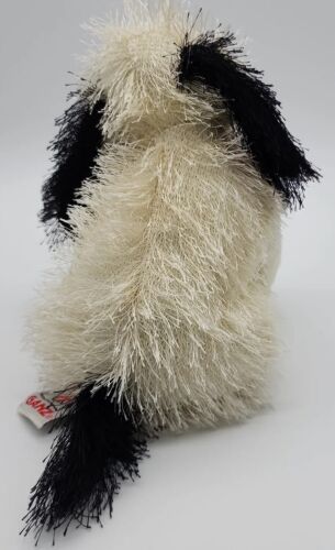 Ganz Webkinz Cheeky Dog Puppy Plush Stuffed Animal Toy Black White No Code HM192 - Picture 3 of 9