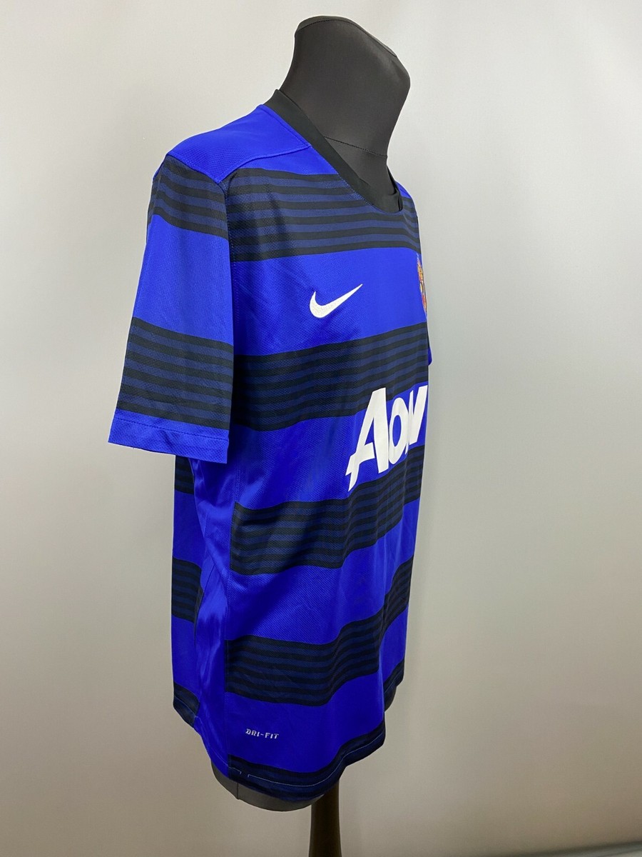 MANCHESTER UNITED 2011 2012 AWAY SHIRT FOOTBALL SOCCER JERSEY NIKE