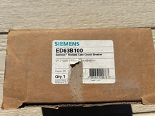 Siemens ED63B100 3phase 450-600V 100 amps circuit braker new
