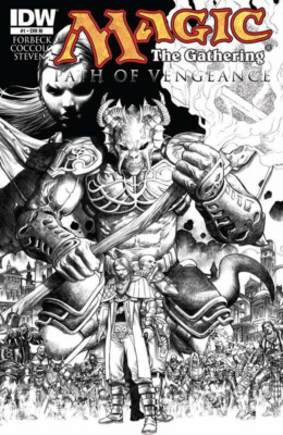 Magic The Gathering Path of Vengeance (2012) #   1-4 All RI Covers (9.0-VFNM)...