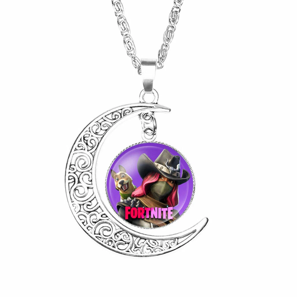 a lo largo Perezoso Seleccione 1 Fortnite Moon Crescent Necklace #2 | eBay