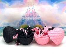 3d Printed Dragon,2 pcs Articulated Dragon and Egg, Fidget Dragon Toy for ADHD