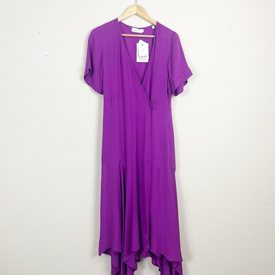 A.L.C Claire Handkerchief Purple Dress Size 8 | eBay