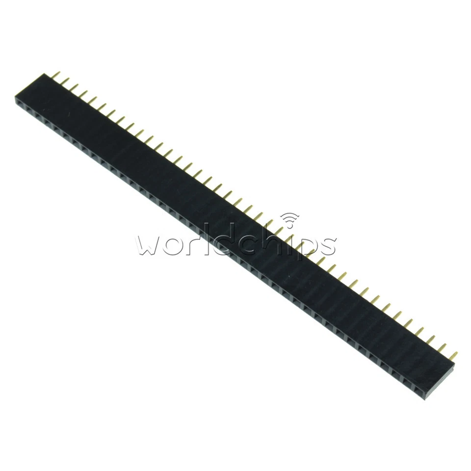 10Pcs 40pin 2.54mm Single Row Straight Female Pin Header Strip PBC Arduino TOP - Image 3 of 4