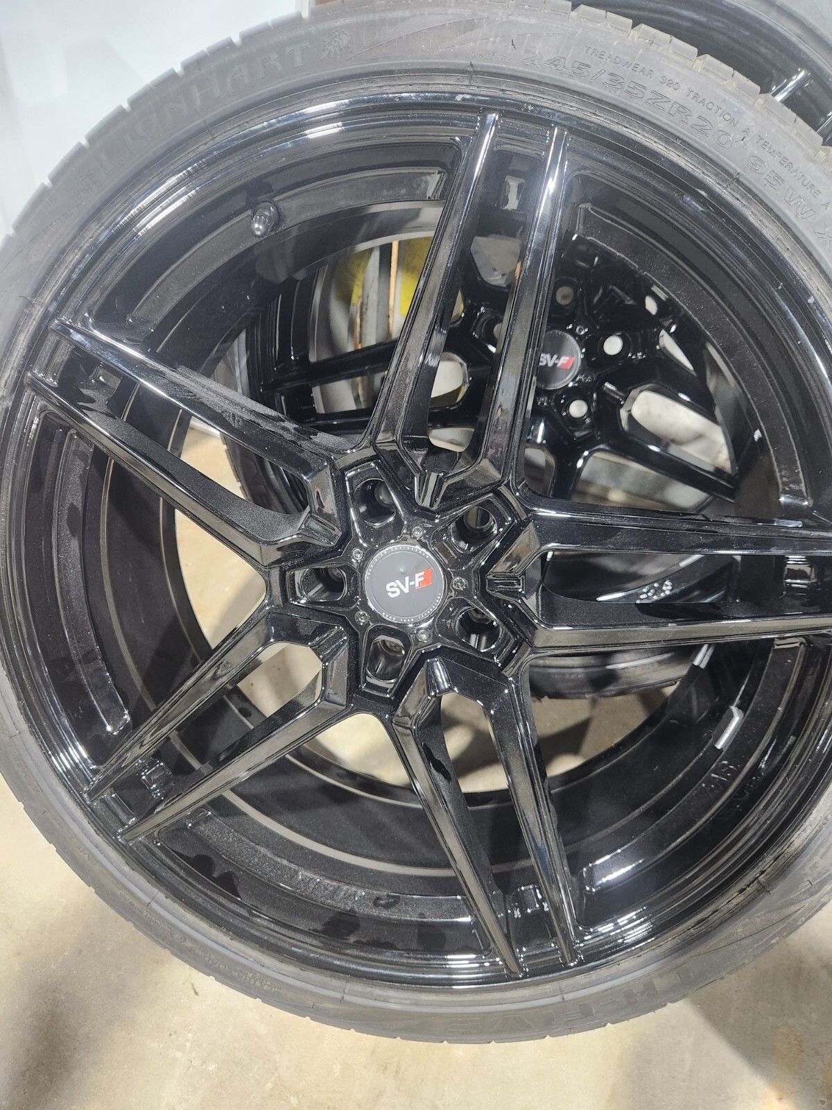 20 inch black rims and tires | eBay