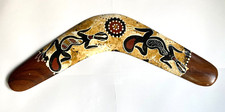 Bumerang australijski – ręcznie malowany przez Jaala – 40 cm – oryginalna pamiątka