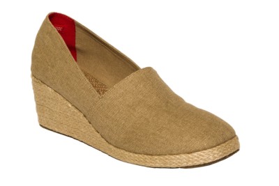 Women's Jacques Cohen Inspired Oatmeal Wedge Espadrilles