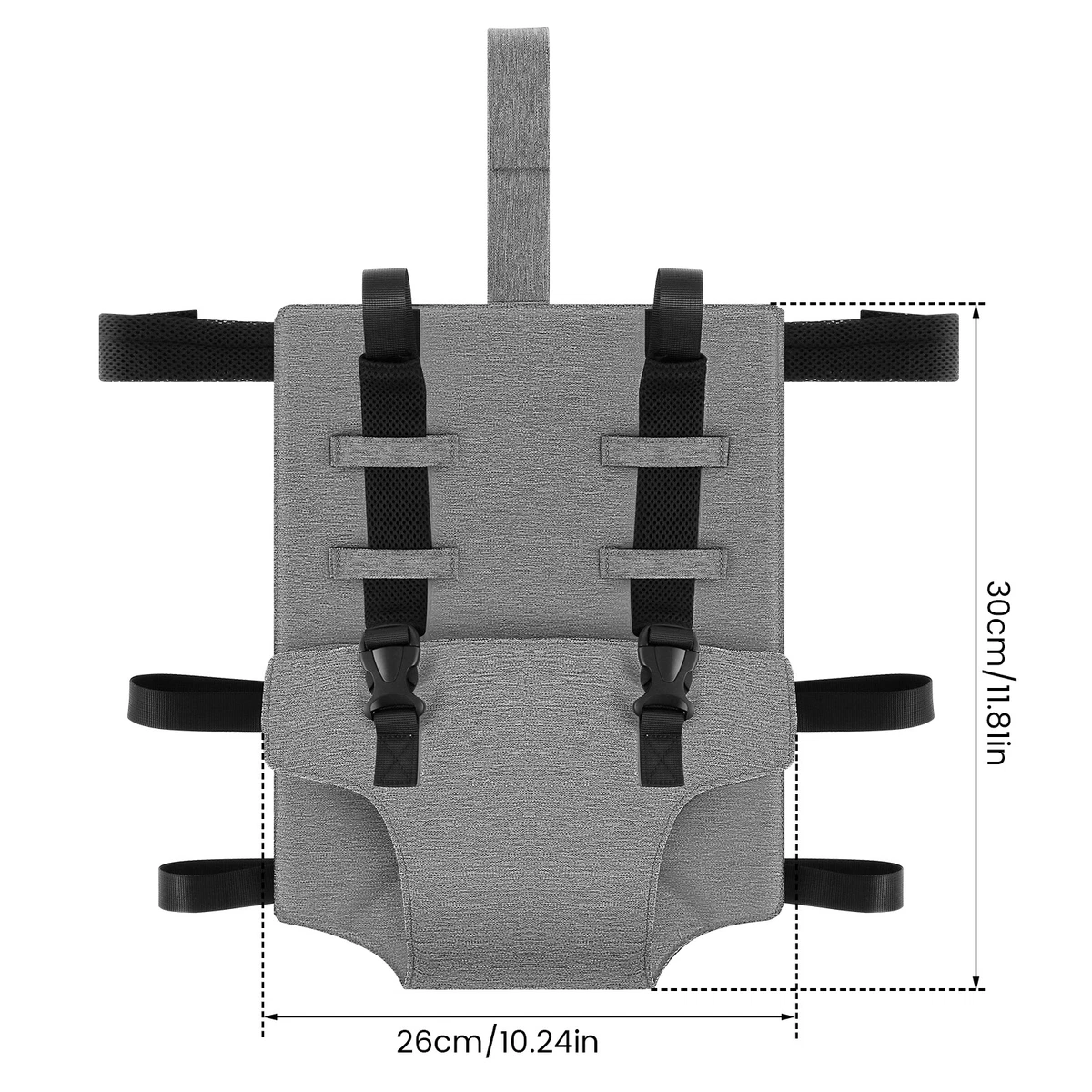 Fabric travel top high chair