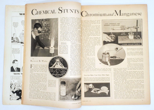 Popular Science February 1935 Illustrated Edgar F Wittmack Cover Planes Cars - Picture 5 of 6