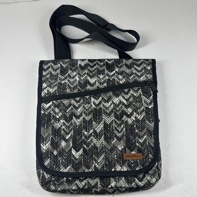Eddie Bauer Crossbody Bag Zipper Adjustable Strap Multipockets Shoulder Travel 
