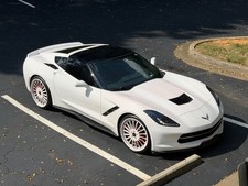 21"/22" FORGIATO ESPOTO WHEELS White/Red CORVETTE C7 STINGRAY