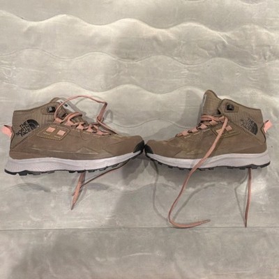 The North Face Women's Cragstone Leather Brown Hiking Boots Size 7