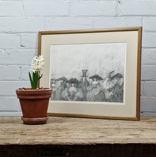 'Carnevale Veneziano' - Nach Paul Flora.  Farbdruck.