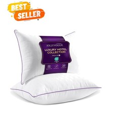 Pillows King Size Set of 2, Bed Pillow for Side, Back, and Stomach Sleepers, ...