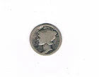1916-P Mercury Dime, VF condition. Inv#190