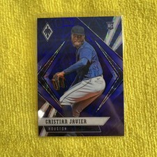 2021 Panini Chronicles - Phoenix Cristian Javier #16 Blue Velocity (RC)