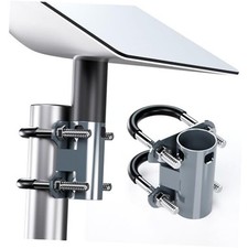 Universal U-Bolt Clamp Antenna Mount Bracket for Starlink V2 Pipe Adapter,