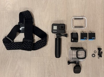 GoPro Hero 8 Black Waterproof Action Camera Bundle with EXTRAS + 2 BATTERY PACKS