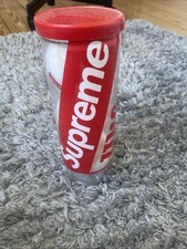 Palline da tennis Supreme Wilson bianche, sigillate nuove SS18