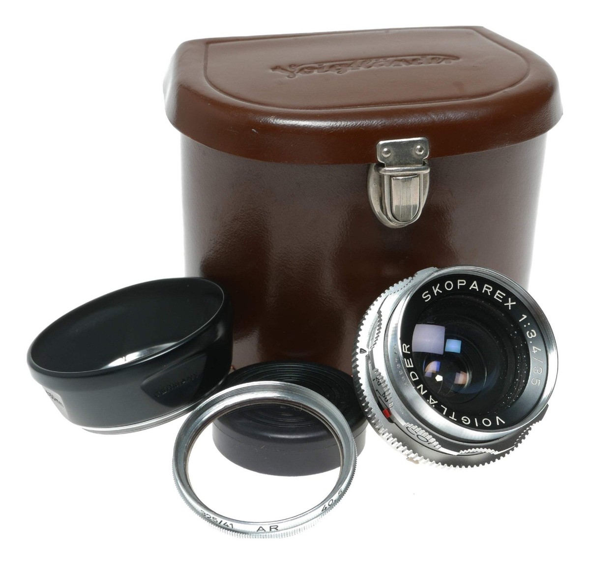 Voigtländer Skoparex 35mm f/3.4 Lens with Hood, Case, Filter | eBay