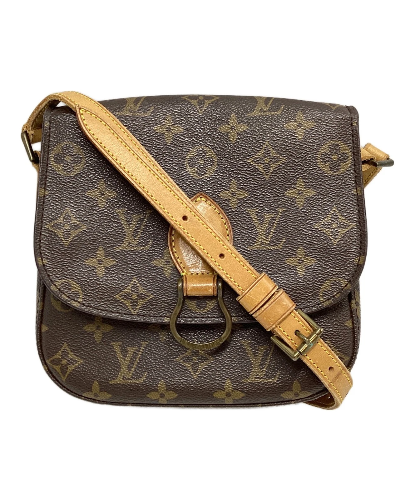 Vuitton — Louis Vuitton M51242 Coated Canvas Brown Shoulder Bag #TFB6298