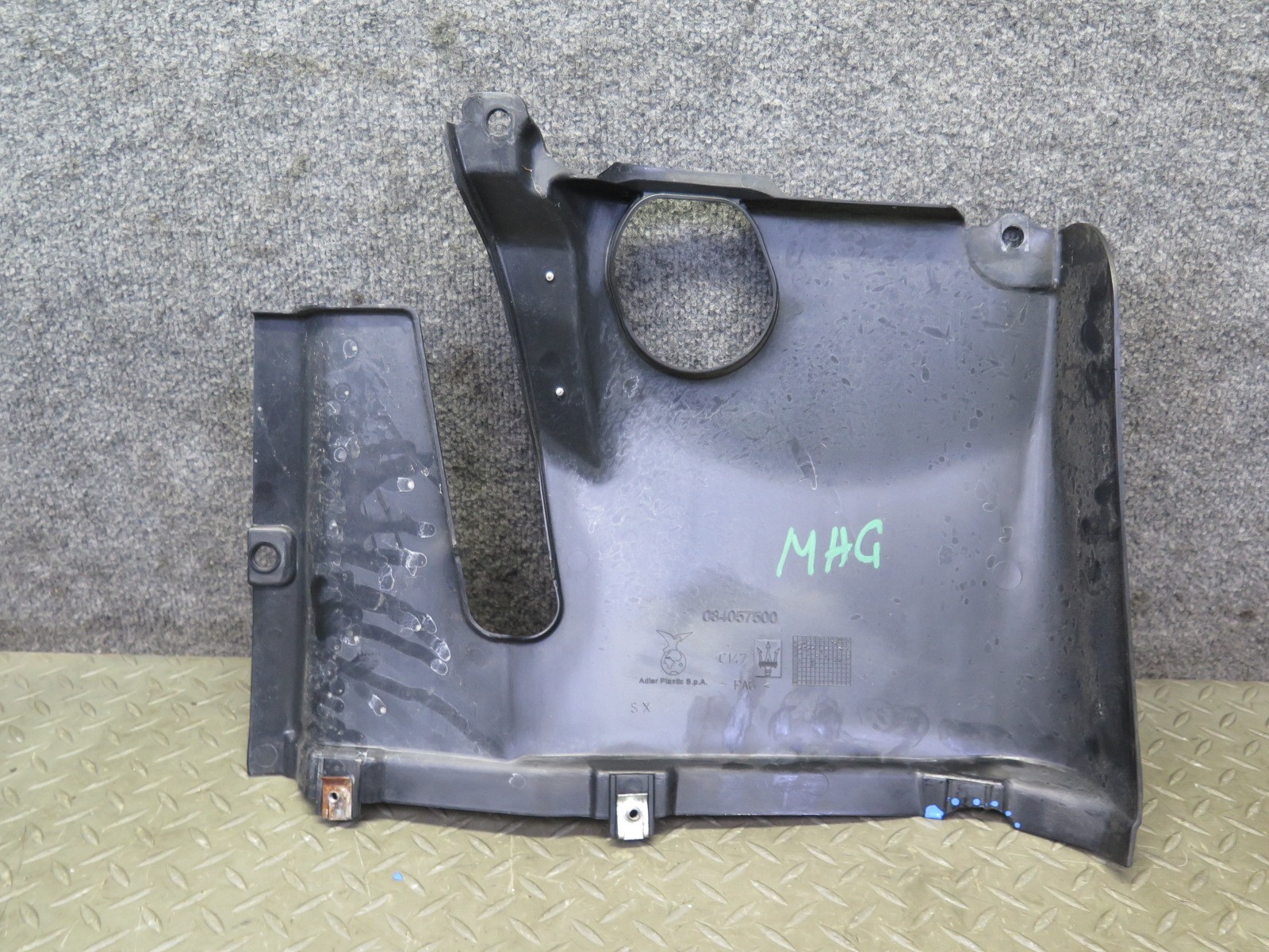 2008-2019 MASERATI GRANTURISMO M145 ENGINE LEFT COMPARTMENT TRIM PANEL 084057500