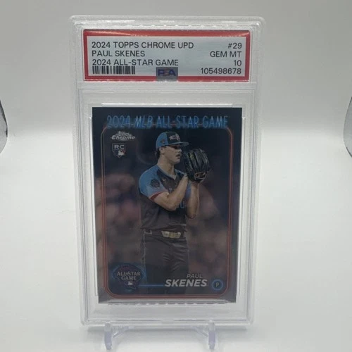 2024 Topps Chrome UPD  - 2024 All-Star Game Paul Skenes #ASGC-29 (RC) PSA 10🔥🔥