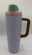 Owala 30oz Tumbler Periwinkle Twinkle Water Bottle With Handle NEW W/ Defects 