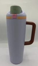 Owala 30oz Tumbler Periwinkle Twinkle Water Bottle With Handle NEW W/ Defects !