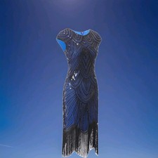 Beaded Beads Formal Evening Cocktail Prom Dress 