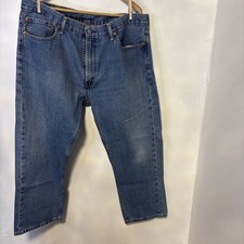 Levis 505 Regular Fit Mens Jeans 40x29 Medium Wash Blue Denim 100% Cotton